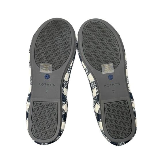 New! Rothy's Kids Gingham Heart Limited Edition Loafers - Size 3 - Picture 4 of 7